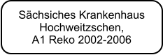Schsiches Krankenhaus  Hochweitzschen,  A1 Reko 2002-2006